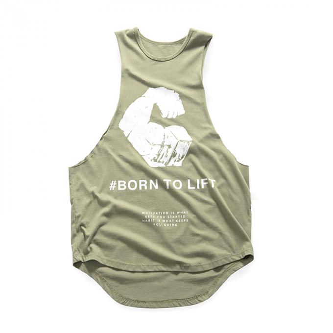 Люди носки спортзала лета занимаясь культуризмом печатая Undershirts людей Сух-пригонки спорт нестандартной конструкции верхней части танка разминки мышцы